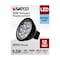Satco 6.5 Watt MR16 LED - Black Finish - 5000K - GU5.3 Base - 500 Lumens - 12 Volt - Hologen S11399 - alternate 4